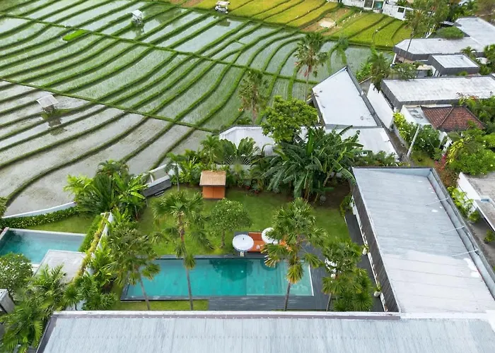 New 5br Rice Field Views Dream Escape Ferienhaus Kerobokan